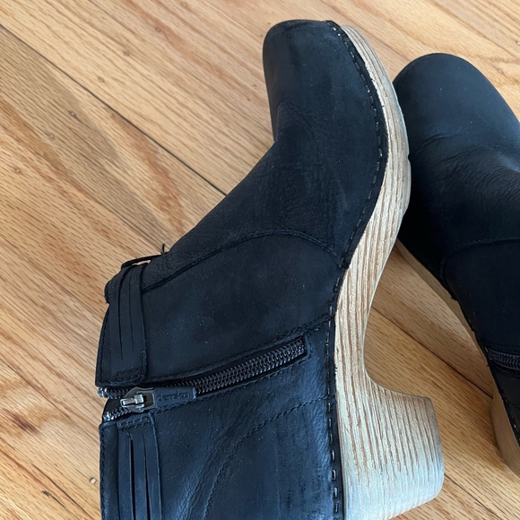 Dansko Markie Black Bootie with Tassels - Picture 5 of 9